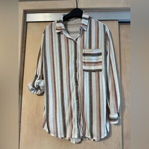 Eden & Olivia Multicolor Striped Top